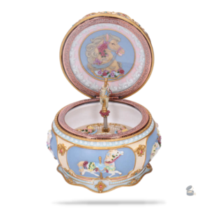 Objet de collection : boîte à musique ancienne en bon état