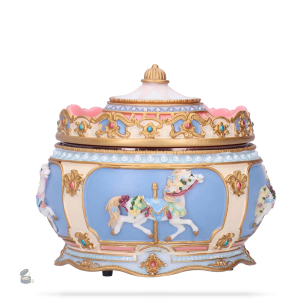 Boîte à musique décorative avec finitions élégantes