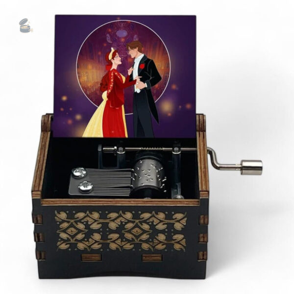Boîte à musique à manivelle pour cadeaux