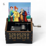 Boîte à musique artisanale à manivelle