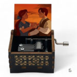 Boîte à musique à manivelle, cadeau parfait