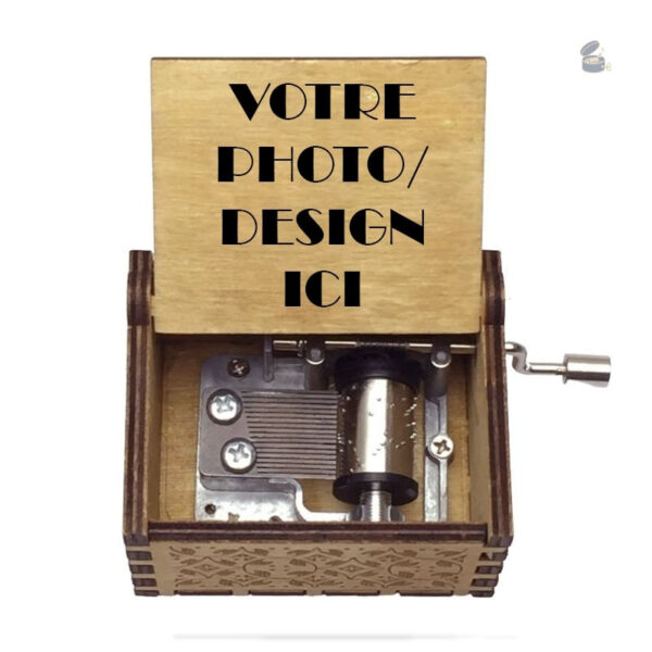 Boîte à musique personnalisée avec design unique