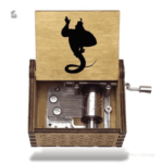 Boîte à musique Aladin avec manivelle, design enchanteur