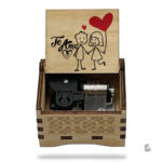 Boîte à musique Amour, un cadeau idéal pour les amoureux
