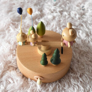 Musique douce, boîte à musique en bois