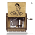 Boîte à musique manivelle inspirée de Blanche Neige