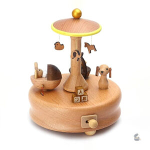 Boîte à musique carrousel pour enfant