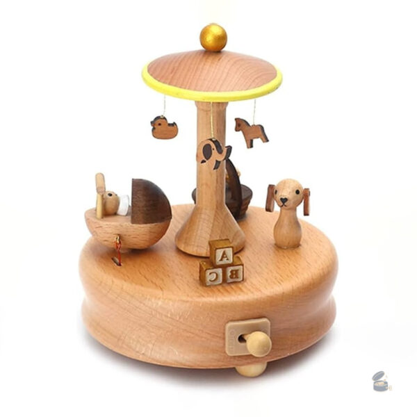 Boîte à musique carrousel pour enfant