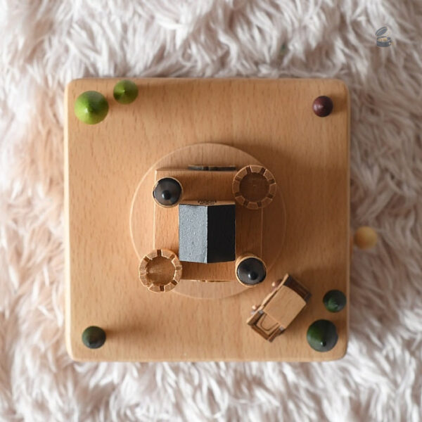 Boîte à musique Château, un objet de collection charmant