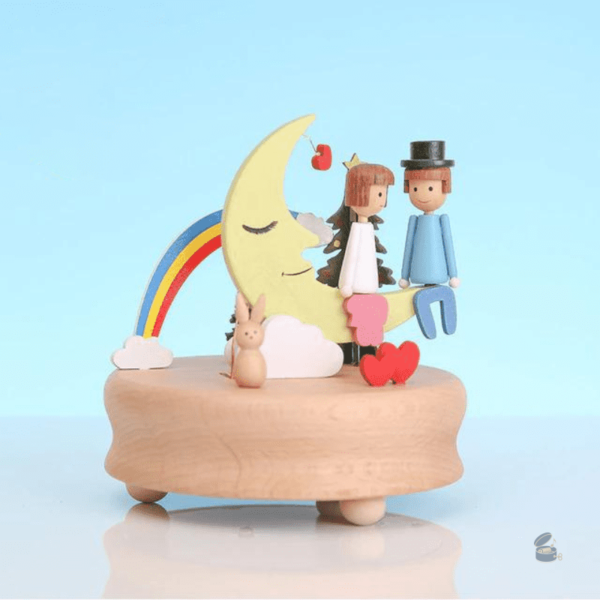 Boîte à musique artisanale, mélodie douce et apaisante