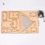 Kit de création de boîte à musique avec harpe