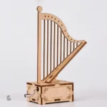 Boîte à musique à assembler soi-même, design harpe