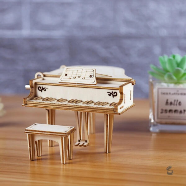 Boîte à musique à personnaliser avec un piano