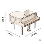 Piano à queue miniature à monter chez soi