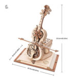 Artisanat musical : kit boîte à musique violoncelle