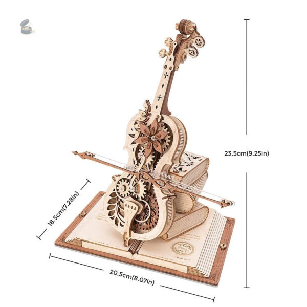 Artisanat musical : kit boîte à musique violoncelle