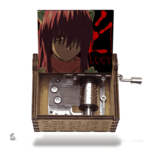 Boîte à musique manivelle inspirée d'Elfen Lied