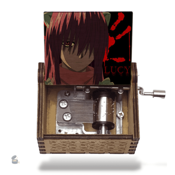 Boîte à musique manivelle inspirée d'Elfen Lied