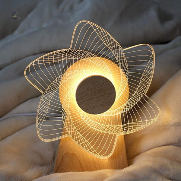 Boîte musicale étoile avec projection lumineuse