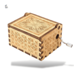 Boîte à musique manivelle, cadeau idéal pour les femmes