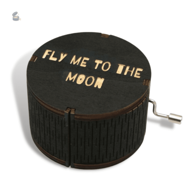 Boîte à musique manivelle Fly Me To The Moon