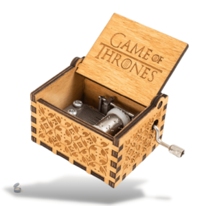 Boîte à musique manivelle inspirée de Game of Thrones