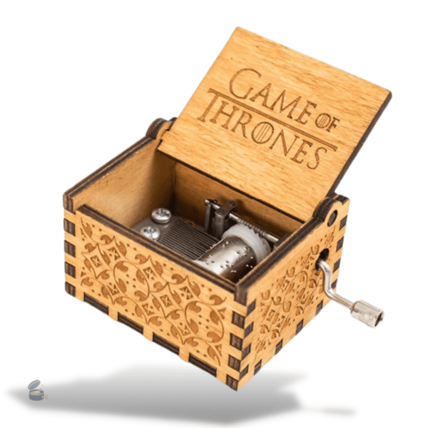 Boîte à musique manivelle inspirée de Game of Thrones