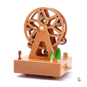 Boîte à musique en bois Grande Roue