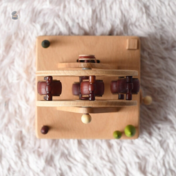 Design classique de boîte à musique en bois