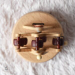 Boîte à musique unique en bois avec mélodie apaisante