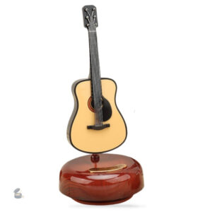 Cadeau original : boîte à musique guitare artisanale