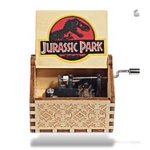 Boîte à musique manivelle Jurassic Park
