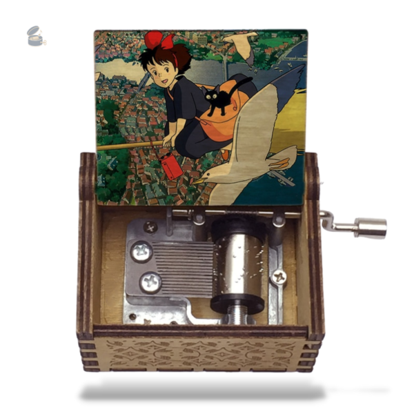 Boîte à musique manivelle inspirée de Kiki