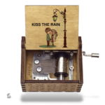 Boîte à musique Kiss The Rain avec manivelle