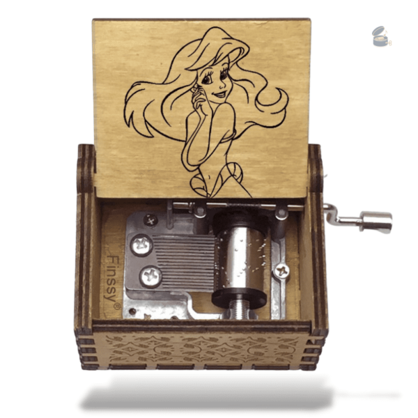 Boîte musicale artisanale inspirée de La Petite Sirène