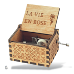Boîte à musique manivelle La Vie en Rose