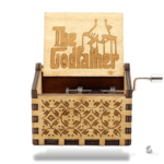 Boîte à musique manivelle inspirée du film Le Parrain