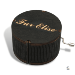 Accessoire musical à manivelle, style élégant et nostalgique