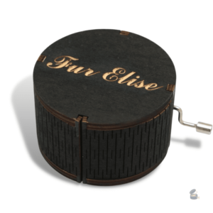 Accessoire musical à manivelle, style élégant et nostalgique