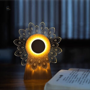 Objet décoratif musical avec lumière douce