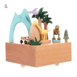 Boîte à musique magnétique - L'île des dinosaures