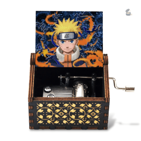 boite-a-musique-naruto-1 Boîte à musique manivelle Naruto, design inspiré de l'univers animé