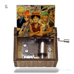 Boîte à musique One Piece manivelle, design animé