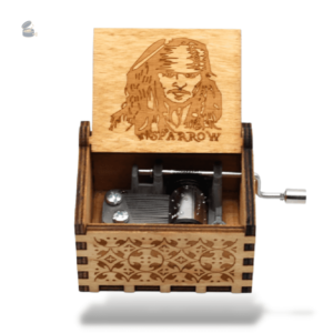 Boîte à musique Pirates des Caraïbes manivelle