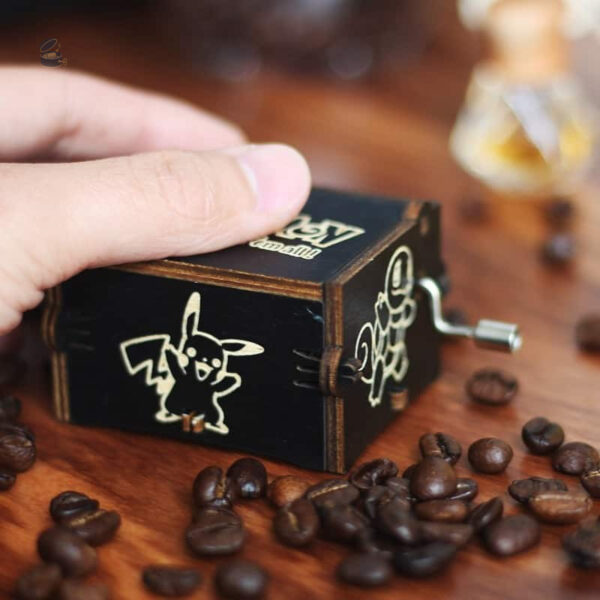 Design unique de boîte à musique inspiré par Pokémon
