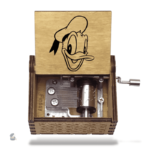 Boîte à musique manivelle pour enfants, design ludique