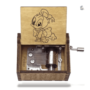 Jolie boîte à musique manivelle, idéale pour les petits