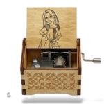 Boîte à musique pour enfants avec thème de princesse