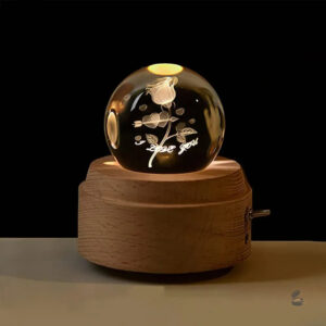 Boîte à musique douce avec lumières intégrées