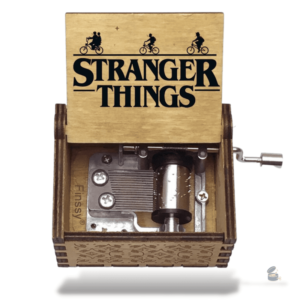 Boîte à musique manivelle inspirée de Stranger Things